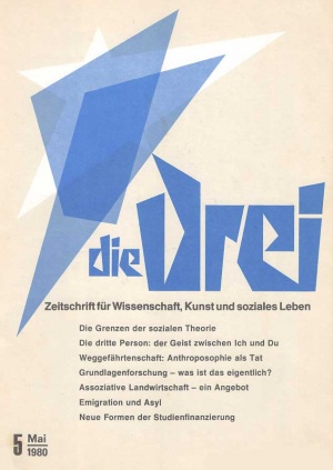 die Drei - Zeitschrift für Anthroposophie - Heft 5, 1980