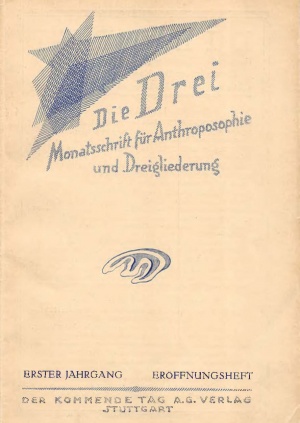 die Drei - Zeitschrift für Anthroposophie - Heft 0, 1921
