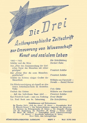 die Drei - Zeitschrift für Anthroposophie - Heft 3, 1955