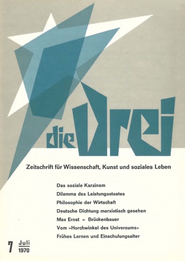 die Drei - Zeitschrift für Anthroposophie - Heft 7, 1970