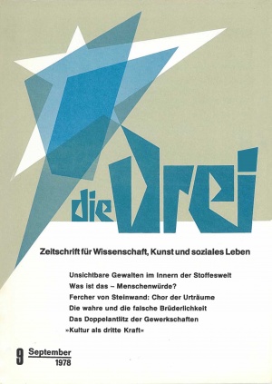 die Drei - Zeitschrift für Anthroposophie - Heft 9, 1978