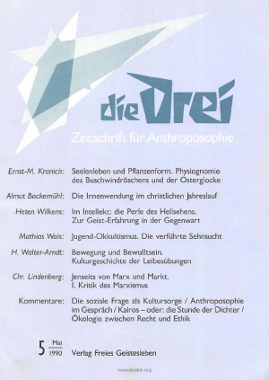 die Drei - Zeitschrift für Anthroposophie - Heft 5, 1990