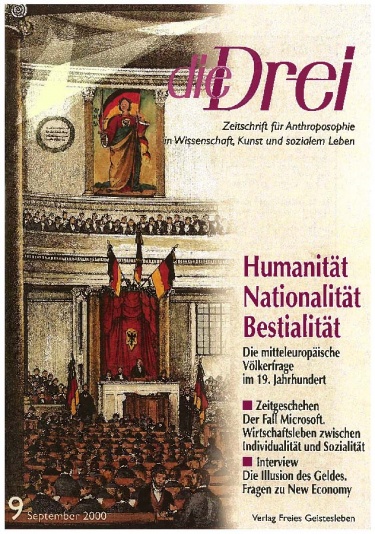 die Drei - Zeitschrift für Anthroposophie - Heft 9, 2000