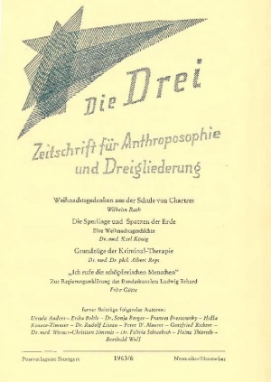 die Drei - Zeitschrift für Anthroposophie - Heft 6, 1963