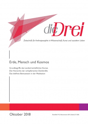 die Drei - Zeitschrift für Anthroposophie - Heft 10, 2018