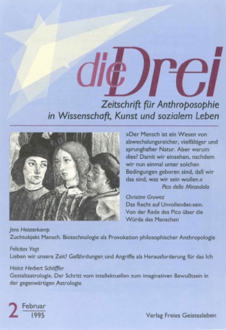 die-Drei - anthroposophisches Fachblatt - Heft 2, 1995 - 