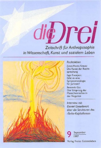 die-Drei - anthroposophisches Fachblatt - Heft 9, 1997 - 