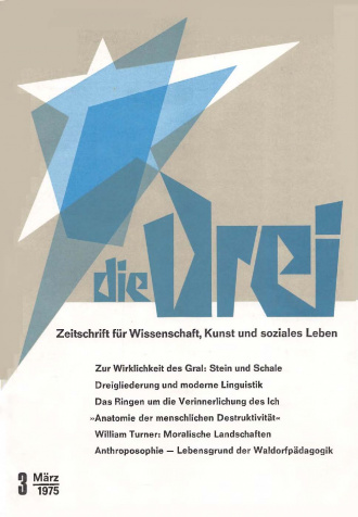 die-Drei - anthroposophisches Fachblatt - Heft 3, 1975 - 