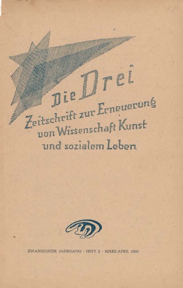 die Drei - Zeitschrift für Anthroposophie - Heft 2, 1950