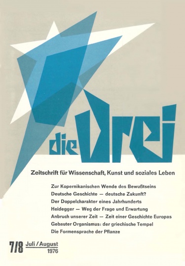 die Drei - Zeitschrift für Anthroposophie - Heft 7/8, 1976