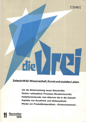 die Drei - Zeitschrift für Anthroposophie - Heft 11, 1978