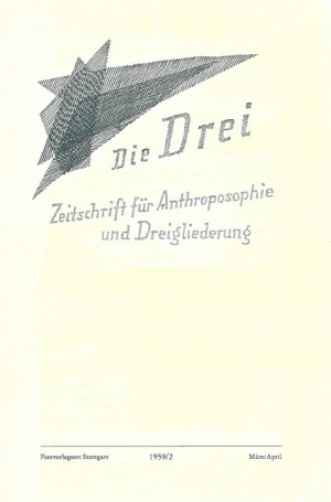 die Drei - Zeitschrift für Anthroposophie - Heft 3, 1959