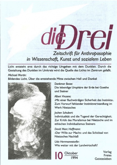 die Drei - Zeitschrift für Anthroposophie - Heft 10, 1994