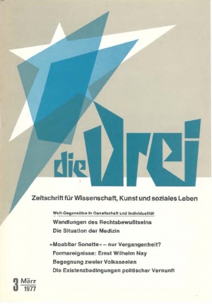 die Drei - Zeitschrift für Anthroposophie - Heft 3, 1977