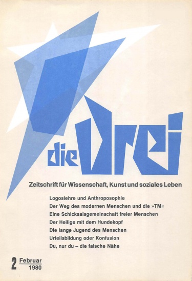 die Drei - Zeitschrift für Anthroposophie - Heft 2, 1980
