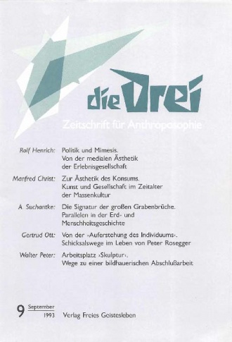 die-Drei - anthroposophisches Fachblatt - Heft 9, 1993 - 