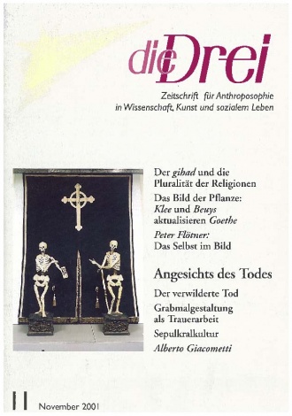 die-Drei - anthroposophisches Fachblatt - Heft 11, 2001 - 