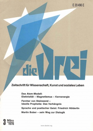 die Drei - Zeitschrift für Anthroposophie - Heft 3, 1978