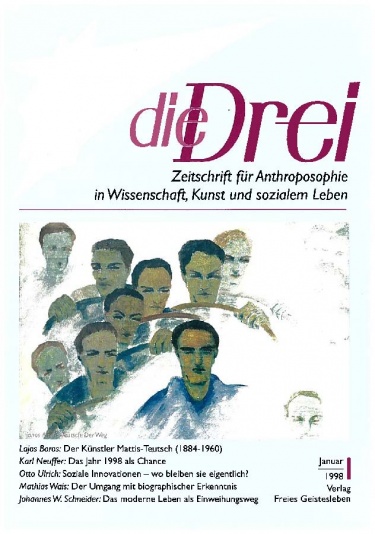 die Drei - Zeitschrift für Anthroposophie - Heft 1, 1998