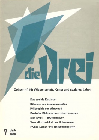 die-Drei - anthroposophisches Fachblatt - Heft 7, 1970 - 