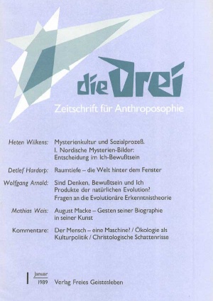 die Drei - Zeitschrift für Anthroposophie - Heft 1, 1989