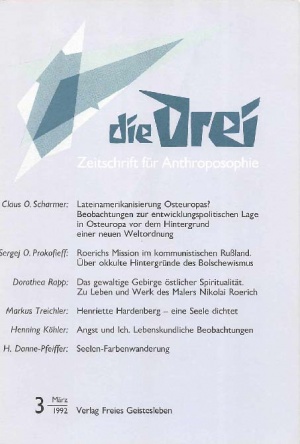 die Drei - Zeitschrift für Anthroposophie - Heft 3, 1992