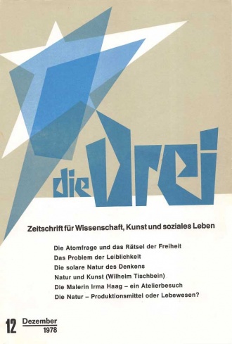 die-Drei - anthroposophisches Fachblatt - Heft 12, 1978 - 