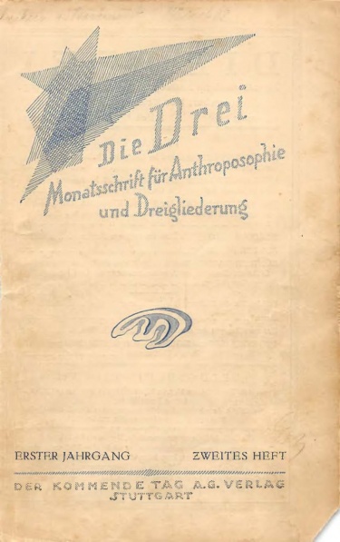 die Drei - Zeitschrift für Anthroposophie - Heft 2, 1921