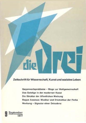 die-Drei - anthroposophisches Fachblatt - Heft 9, 1977 - 