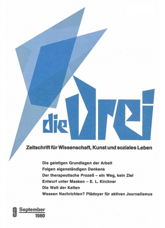 die-Drei - anthroposophisches Fachblatt - Heft 9, 1980 - 