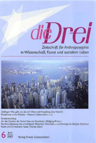 die-Drei - anthroposophisches Fachblatt - Heft 6, 1997 - 