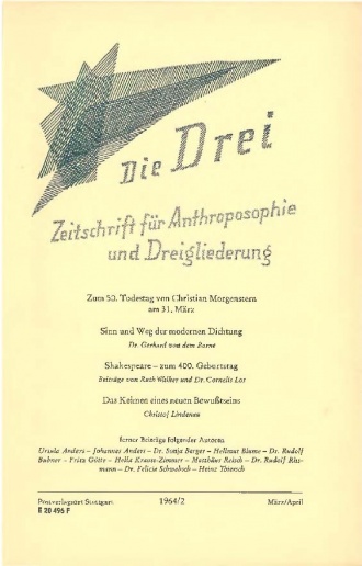 die-Drei - anthroposophisches Fachblatt - Heft 2, 1964 - 