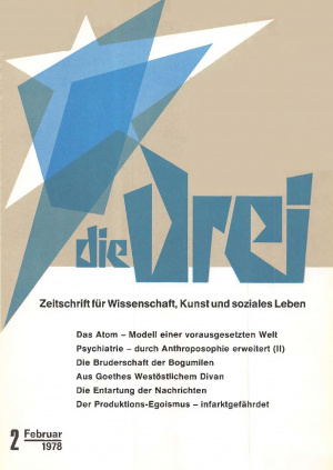 die Drei - Zeitschrift für Anthroposophie - Heft 2, 1978