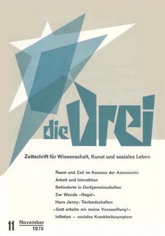 die-Drei - anthroposophisches Fachblatt - Heft 11, 1970 - 