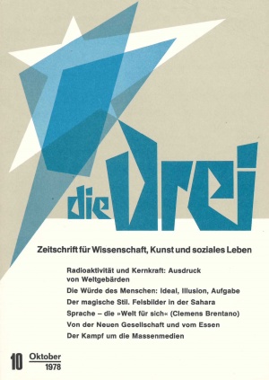 die Drei - Zeitschrift für Anthroposophie - Heft 10, 1978