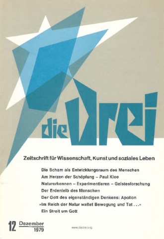 die-Drei - anthroposophisches Fachblatt - Heft 12, 1979 - 