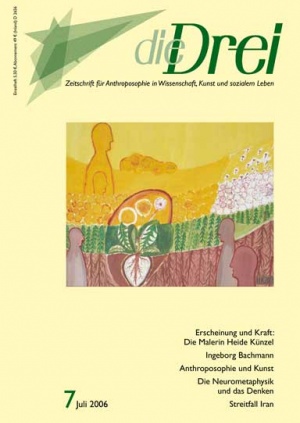 die Drei - Zeitschrift für Anthroposophie - Heft 7, 2006