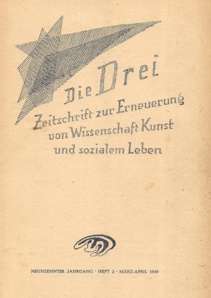 die Drei - Zeitschrift für Anthroposophie - Heft 2, 1949