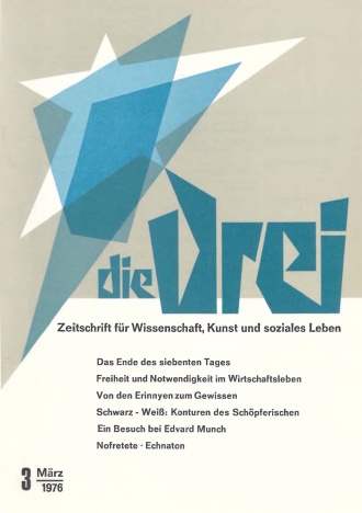 die-Drei - anthroposophisches Fachblatt - Heft 3, 1976 - 