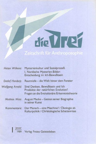 die-Drei - anthroposophisches Fachblatt - Heft 1, 1989 - 