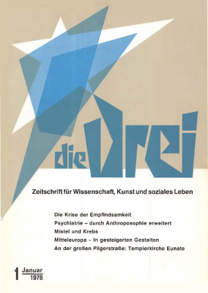 die Drei - Zeitschrift für Anthroposophie - Heft 1, 1978