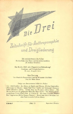 die Drei - Zeitschrift für Anthroposophie - Heft 5, 1966