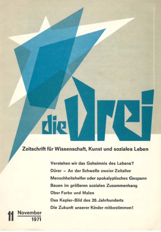 die-Drei - anthroposophisches Fachblatt - Heft 11, 1971 - 