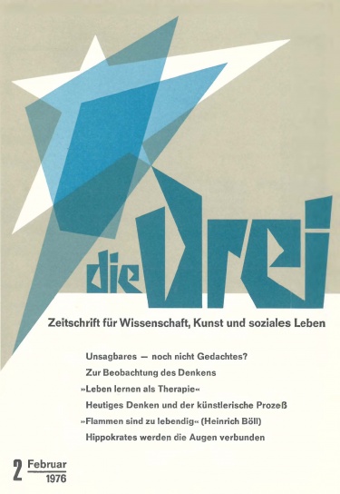 die Drei - Zeitschrift für Anthroposophie - Heft 2, 1976