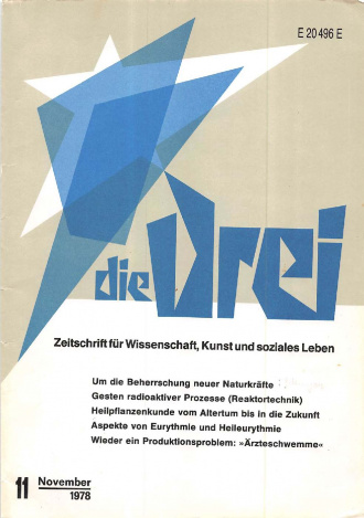 die-Drei - anthroposophisches Fachblatt - Heft 11, 1978 - 