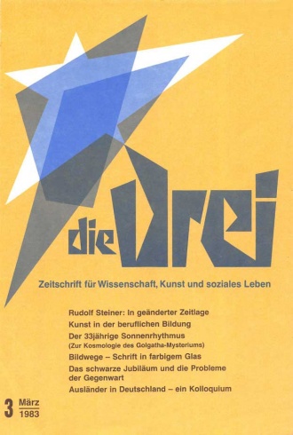 die-Drei - anthroposophisches Fachblatt - Heft 3, 1983 - 