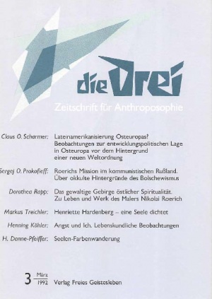 die Drei - Zeitschrift für Anthroposophie - Heft 3, 1992