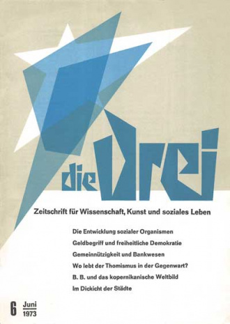 die-Drei - anthroposophisches Fachblatt - Heft 6, 1973 - 