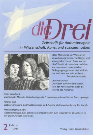 die Drei - Zeitschrift für Anthroposophie - Heft 2, 1995