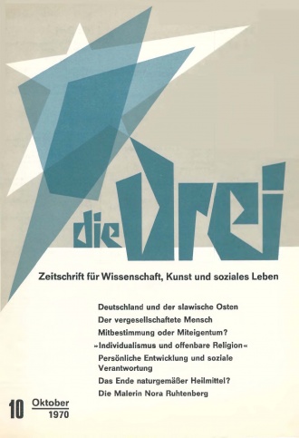 die-Drei - anthroposophisches Fachblatt - Heft 10, 1970 - 